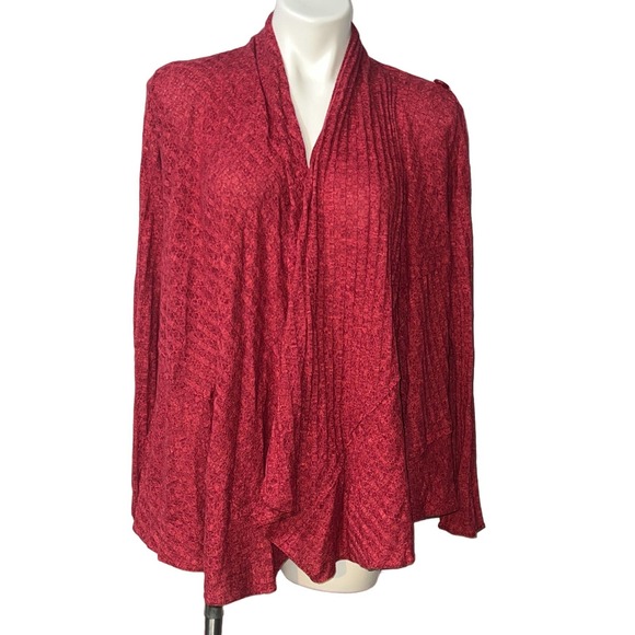 Rei women’s red wrap sweater - Picture 2 of 12